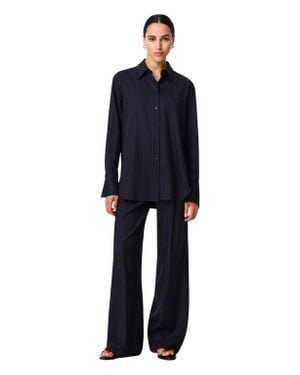 Another Tomorrow Relaxed Shirt - Blue