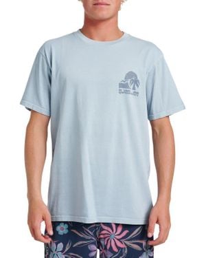 Quiksilver Shoreline Graphic T-Shirt - Blue