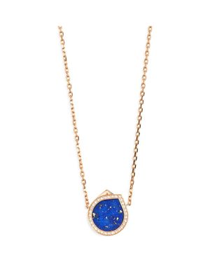 Repossi Antifer Lazuli & Diamond Pendant Necklace - Blue