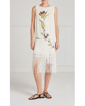 Temperley London Madeline Mini Dress - Natural