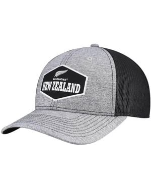 '47 All Blacks Generic Mass Rodeo Patch Trucker Adjustable Hat - Gray