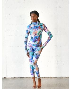 tutublue.com Full-Body One-Piece Swimsuit - Blue