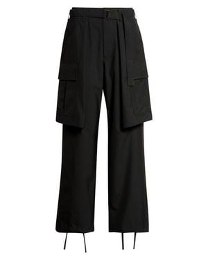 Sacai Cargo Overlay Suiting Pants - Black