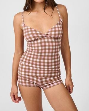 WeWoreWhat Crossover Cami Tank Top - Red