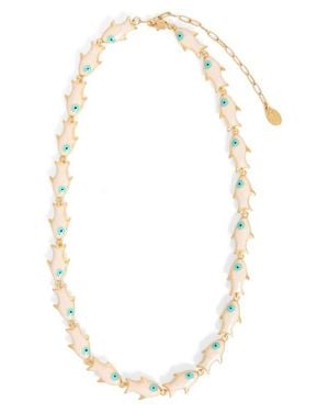 Clare V. Sardine Necklace - White