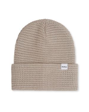 Druthers NYC Organic Cotton Waffle Knit Beanie - Natural