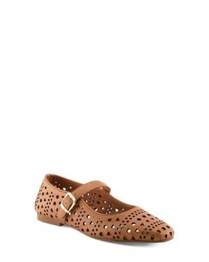Spring Step Arbella Mary Jane Flat - Brown
