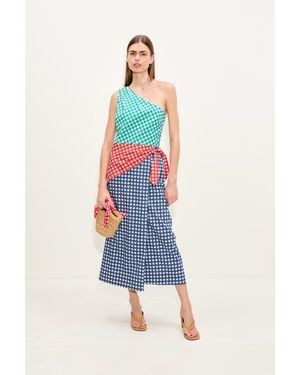 Simon Miller Belem Poplin Midi Dress - Blue
