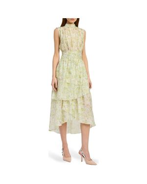 En Saison Claire Floral Sleeveless Dress - Yellow