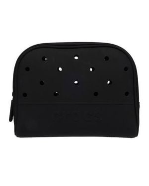 Crocs™ Classic Cosmetic Bag With Jibbitz-Compatible Panels - Black