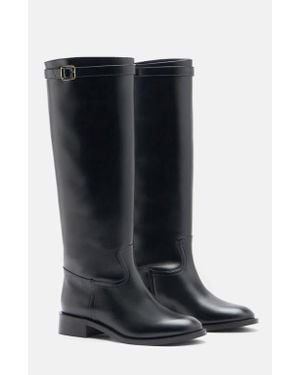 SCAROSSO Lauren Boots - Black
