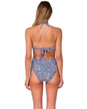 Swim Systems Laura Fold Over Bikini Swim Bottoms - Blue