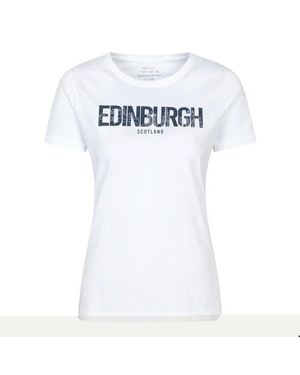 Mountain Warehouse Edinburgh Relaxed Fit T-Shirt - White