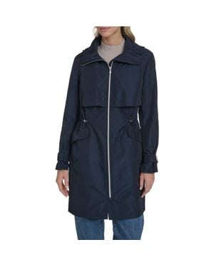 Cole Haan Water Resistant Packable Jacket - Blue