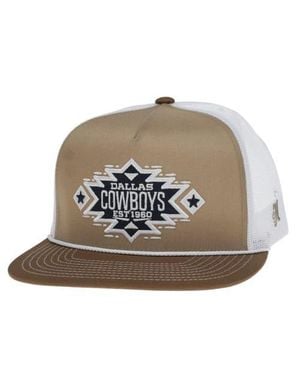Hooey Dallas Cowboys Aztec Trucker Adjustable Hat - Brown