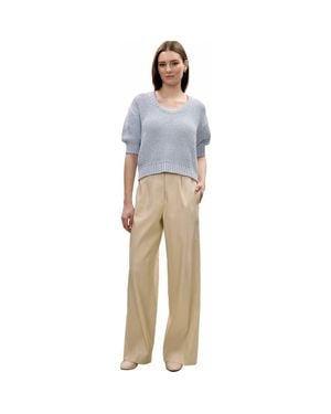 Rebecca Taylor Thea Knit Sweater - Gray
