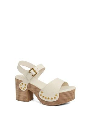 Shu Shop Gia Ankle Strap Platform Sandal - Natural