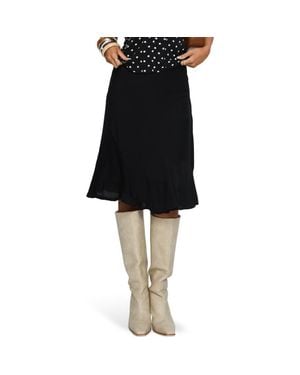 Princess Polly With Kindness Asymmetric Hem Midi Skirt - Black