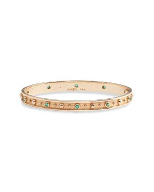 Anzie Dew Drop Méditerranée Bangle Bracelet - Green