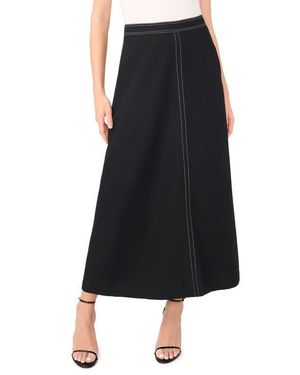 Vince Camuto Zippered Maxi Skirt - Black