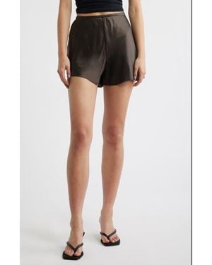 Reformation Gale Silk Shorts - Multicolor