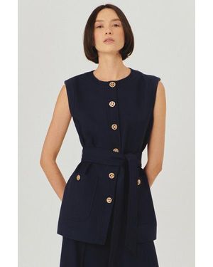 Exquise Phoenix Vest - Blue