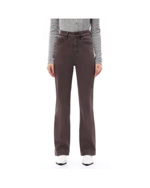 Bayeas High Waist Bootcut Jeans - Gray