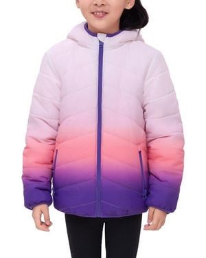Rokka&Rolla Kids' Reversible Soft Fleece Jacket - Pink
