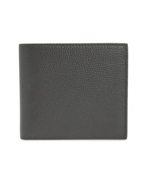 Thom Browne Pebbled Leather Bifold Wallet - Black
