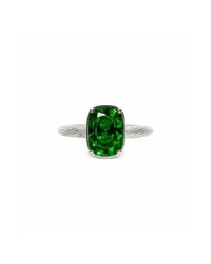 Sterling Forever Sterling Mini Emerald Ring - Green