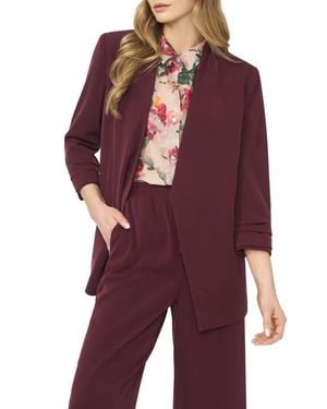 Halogen® Open Front Blazer - Red