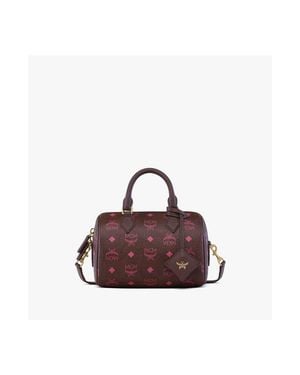 MCM Ella Boston Bag - Red