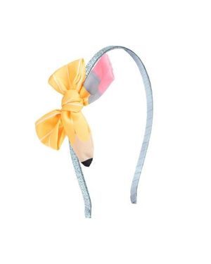 Sweet Wink School Days Pencil Bow Headband - Metallic