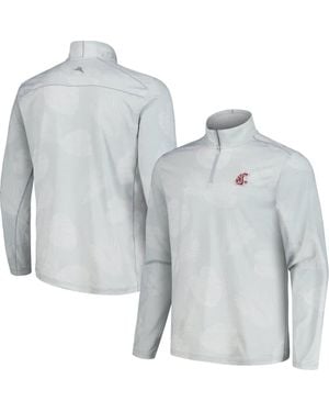 Tommy Bahama South Carolina Gamecocks Delray Frond Islandzone Half-Zip Jacket - Gray