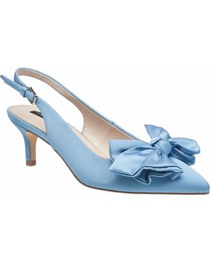 French Connection Quinnbow Slingback Kitten Heel - Blue