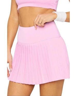 Fabletics Hot Shot Pleated Skirt Ultra Mini - Pink