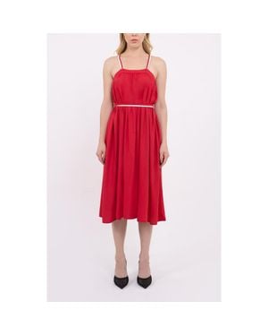 Aam The Label The Tie-Up Dress - Red