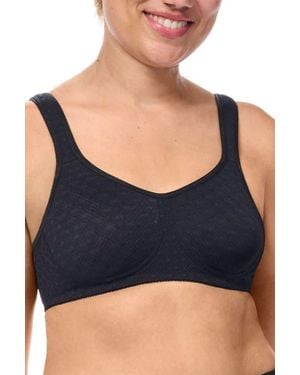 Amoena Tiana Wire-Free Bra - Blue