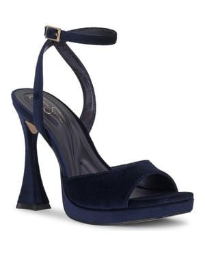 Jessica Simpson Jixte Ankle Strap Platform Sandal - Blue