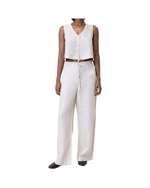 REISTOR Cropped Vest Shirt - Gray