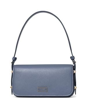 Kate Spade Small Liv Leather East/West Shoulder Bag - Blue