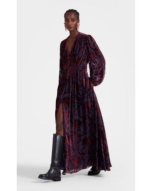 La DoubleJ Long Camerino Dress - Red