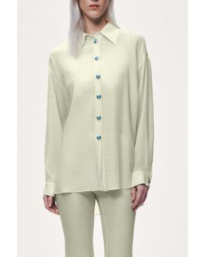 Nocturne Bustier Set Shirt - Natural