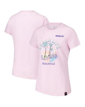 Margaritaville Nascar Beach Life T-Shirt - Pink
