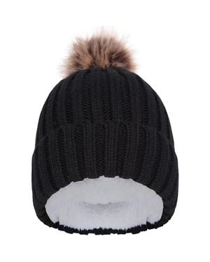 Mountain Warehouse Geneva Borg Lined Beanie - Black