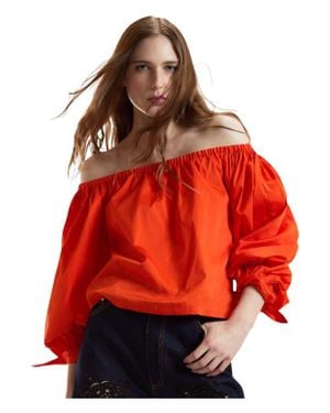 Cynthia Rowley The Bunny Blouse - Red