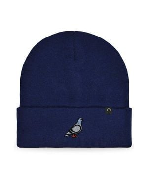 Alix Pigeon Beanie Cap - Blue