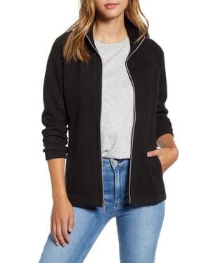 Tommy Bahama New Aruba Zip-up Stretch Cotton Jacket - Black