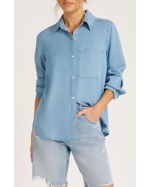 Matty M Blake Button-Up Shirt - Blue
