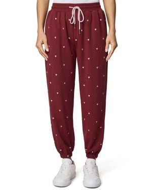 Splendid Love Lounge Embroidered Sweatpants